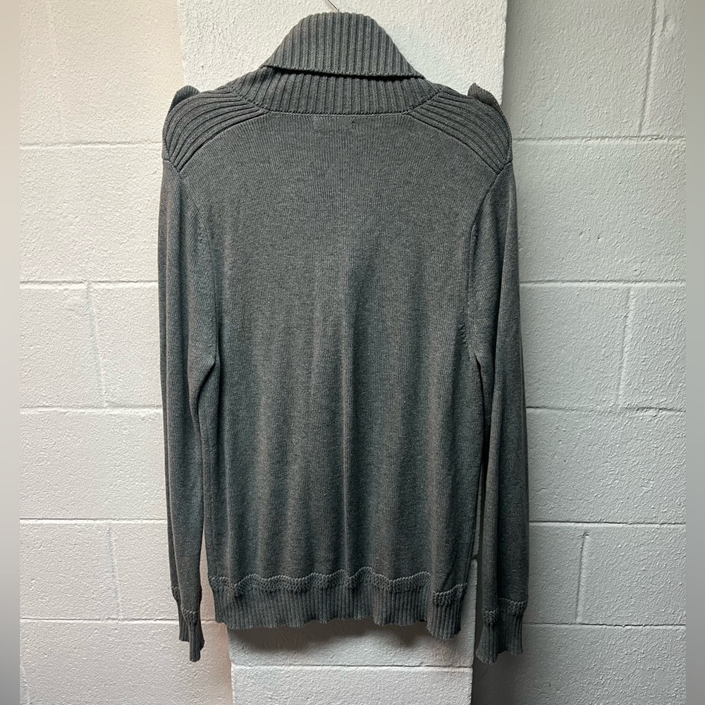 Express Gray Button-Up Cardigan - Picture 4 of 4